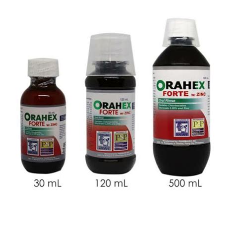 New Orahex Forte with Zinc 500ml .